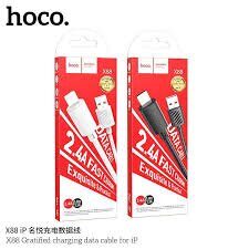 USB-кабель hoco X89, Apple-8pin, ткань, 1.0 м,  круглый, черный, фирменная упаковка