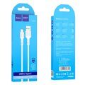 Кабель USB- Type-C Hoco X65, белый TPE штекер, 1м, круглый белый TPE, 3 A